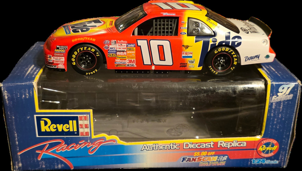 Ricky Rudd #10 Tide Whirlpool 1997 Ford Thunderbird 1:24 Revell Nascar Orange
